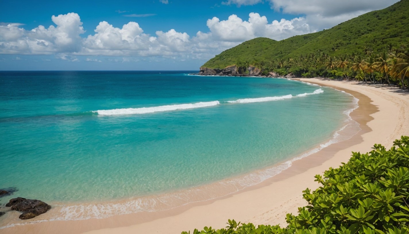 Plage du Diamant en Martinique : un écrin sauvage face au rocher